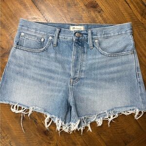Madewell Women's Blue Denim Shorts